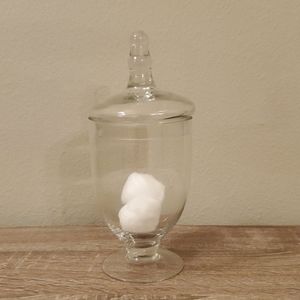 Glass apothecary jar